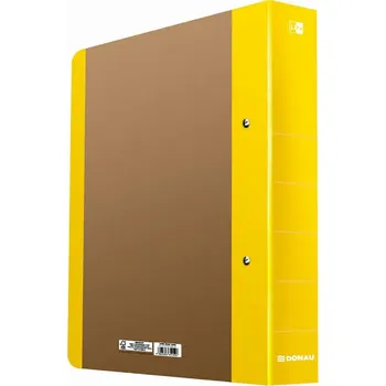 Šanon A4 Donau žlutý – kancelářský pořadač na dokumenty, organizér do kanceláře, žlutý šanon