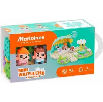 ostatní stavebnice Stavebnice pro děti Sada KOSTEK Vzdělávací Stavebnice Waffle Kavárna 80 dílků