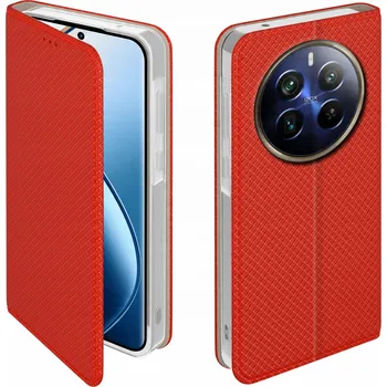 Pouzdro na mobilní telefon Flipové pouzdro pro Realme 12 Pro|12 Pro+ Plus Uzavíratelné Červené Pouzdro