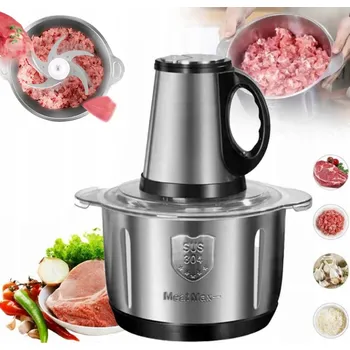 Kuchyňský mlýnek 5L ELEKTRICKÝ KUCHYŇSKÝ SEKÁČEK 500W STROJEK NA MASO A CIBULI
