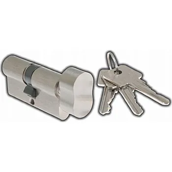 Vložka do dveří VLOŽKA ZÁMKU DO DVEŘÍ H6 40G/30 NIKL, 3 KLÍČE