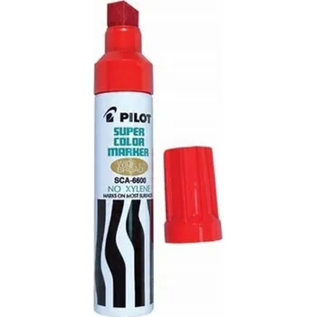 Malý PERMANENTNÍ popisovač červený PILOT Jumbo BAREVNÉ FIXY voděodolné