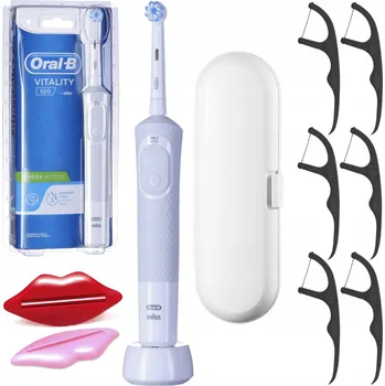 Elektrický zubní kartáček Elektrický Zubní Kartáček pro zuby Oral-B Vitality 100 Bílá rukojeť