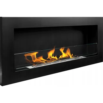 Biokrb Závěsný biokrb Aflamo 125 x 45 x 15 cm černý