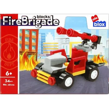 ostatní stavebnice STAVEBNÍ STAVEBNICE pro DĚTI od 6 let 34 dílků HASIČI alleBLOX
