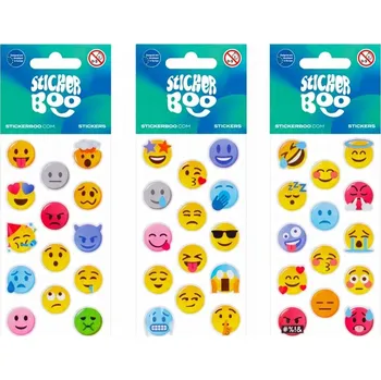 samolepka Klasické Samolepky kreativní sady, výtvarné potřeby, školní výbava , samolepky Boo, samolepky pro děti 1 ks