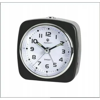 Hodiny Křemenný budík PERFECT 07507 HODINY BUZENÍ S OPAKOVANÝM BUZENÍM tichý chod