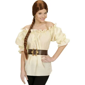 Karnevalový kostým Dámská pirátská blůza - Velikost M