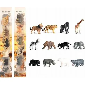 Figurka Zvířata Zoo FIGURKA Realistické FIGURKY Sběratelská Sada