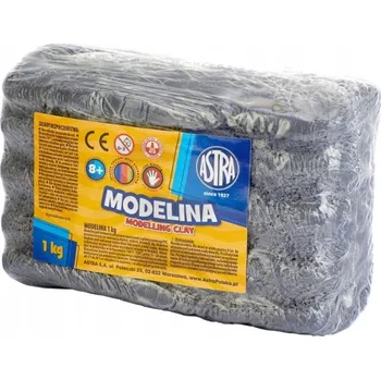 Modelovací hmota GRAFITOVÁ Modelína Modelovací Hmota ASTRA 1 kg 1 Ks