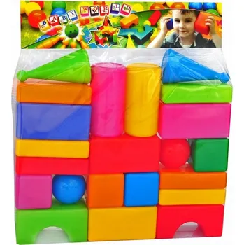 ostatní stavebnice Plastové STAVEBNICE pro DĚTI 22 dílků CZAKO Baby World