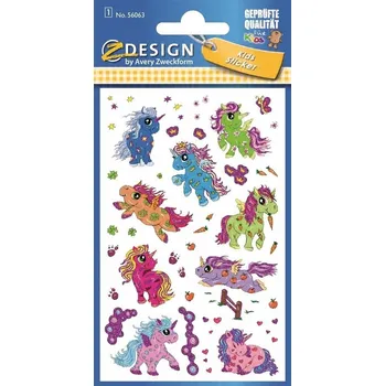 samolepka Klasické Samolepky, třpytivé samolepky, samolepky s jednorožci Artyk, samolepky na scrapbooking, dekorační samolepky, 1 ks