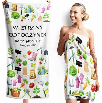 Plážová osuška GARTEES 150 cm z mikrovlákna