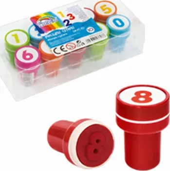 Obraz Razítka pro Děti na Zdobení ČÍSLICE Sada 10 Kusů Fiorello MIX