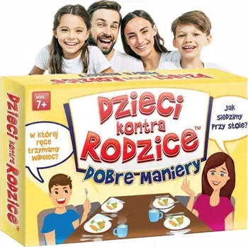 Desková hra Společenská hra DĚTI PROTI RODIČŮM: DOBRÉ MANÝRY RODINNÁ HRA PÁRTY HRY DESKOVÉ HRY PRO DĚTI SPOLEČENSKÉ HRY STRATEGICKÁ HRA INTEGRAČNÍ HRY SADA Kangur sp. z o.o.