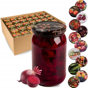 Sklenice ZAVAŘOVACÍ SKLENICE NA ZAVAŘENINY , DŽEMY , DŽEM, SKLENICE 315ml 24 KUSŮ