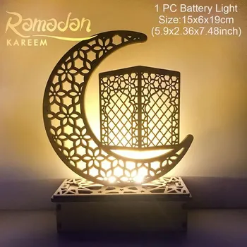 Vánoční dekorace Led světelný řetěz s hvězdami a měsícem | dekorace - Styl 17