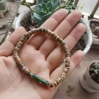 Náramek Stylový korálkový náramek s minerály | pánský náramek, dárek pro muže - A2