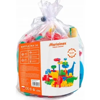 ostatní stavebnice STAVEBNICE pro KLUKY stavební VAFLE mix BAREV 30 dílků MARIOINEX