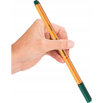 STABILO Propiska barva: Tmavě zelená, tenký hrot