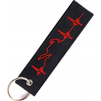 PŘÍVĚSEK NA KLÍČE MOTOCYKLOVÁ ZÁCHRANNÁ BRZDA ČERVENÁ - PŘÍVĚSEK NA KLÍČE | ORIGINÁLNÍ