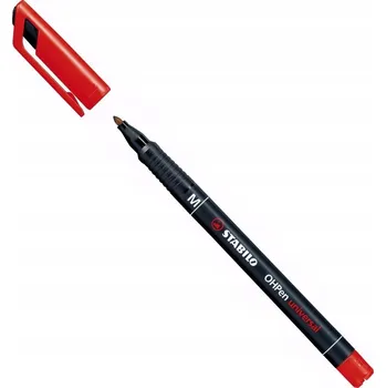 Permanentní popisovač Stabilo červený 1 ks