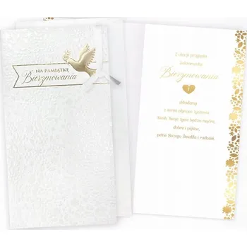 Obraz Pohlednice k Biřmování 11,4 x 21,5 cm bílá - Velká gratulační karta