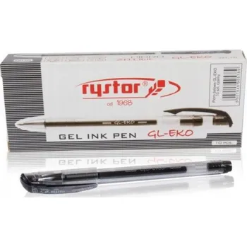 Gelová propiska černé Rystor