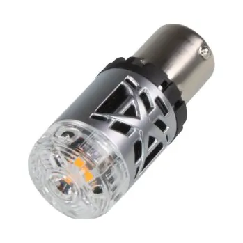 Autožárovka LED BA15S oranžová, 12V, 23W CAN-BUS, 360°