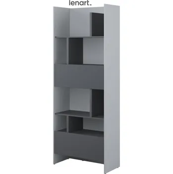 Knihovna Casarredo Regál 1D1S 84 cm REBECCA šedá/grafit