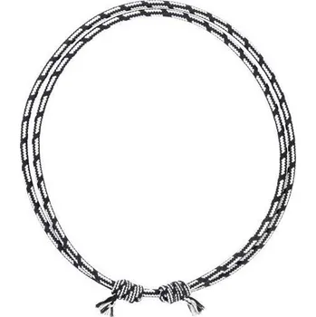 Náhrdelník Kruh na krk USG, nastavitelný, černo-bílý