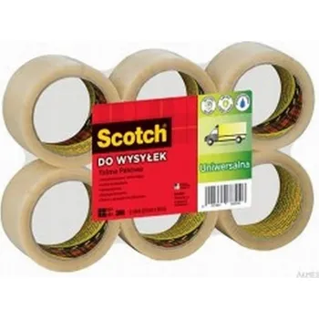 Lepicí páska Balicí páska 3M průhledná PP 50 mm x 66 m 1 ks