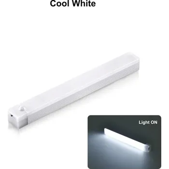 Noční světlo Led světlo s pohybovým senzorem nabíjecí | noční osvětlení 3 ks - Studená bílá , 50 cm