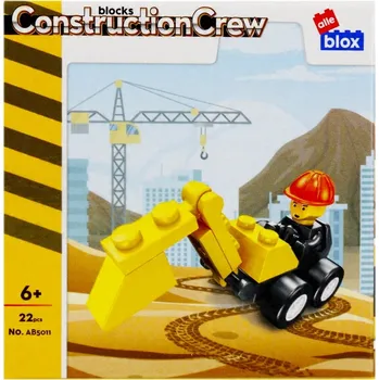 ostatní stavebnice STAVEBNICE pro DĚTI od 6 let + 22 dílů SET KOPARKA alle BLOX