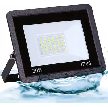 LED halogen s pohybovým a soumrakovým senzorem, reflektor 30W IP65