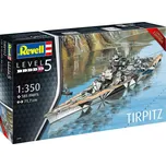 Plastic ModelKit loď 05096 - German Battleship WWII TIRPITZ (1:350)