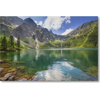 Obraz Obraz na plátně TATRY MORSKIE OKO POLSKO PŘÍRODA 40 x 30 cm