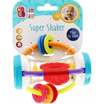 Dětské CHRASTÍTKO ZRCÁTKO Pro Miminka Senzorická hračka Zvukové