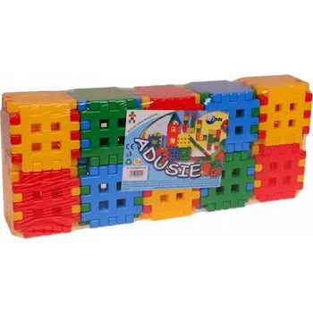 ostatní stavebnice STAVEBNÍ STAVEBNICE pro DĚTI 1+ 60 dílků CZAKO Adusie STAVEBNICE VAFLE