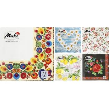 Papírový ubrousek Papírový Ubrousek 3vrstvý 33x33 Balení 20 Kusů UBROUSKY NA OSLAVU