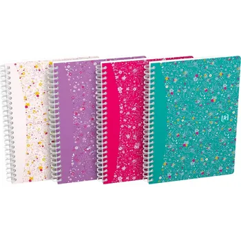 Sešit Sešit A5 s mřížkou Hamelin, tvrdé desky, 60 listů, vícebarevný