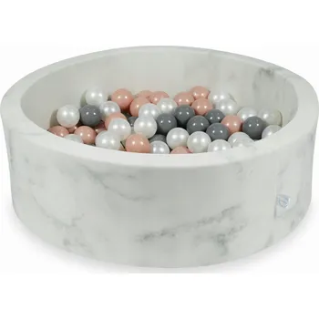 Dětský bazének Suchý bazén s míčky Mimii Mramor 90 x 40 cm