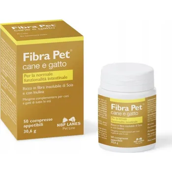 NBF LANES FIBER PET Fíbr 50 tablet Podpora zdraví střev psů a koček
