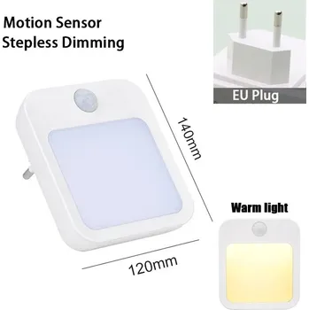 Noční světlo Dětská noční lampička s pohybovým senzorem | noční světlo - teplé světlo EU