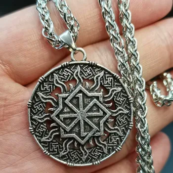 Přívěsek Dámský přívěsek veles moudrost | ochranný amulet | slovanský talisman - 12