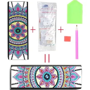 Úložný box Diamantový box na brýle s malováním | pouzdro - Ó