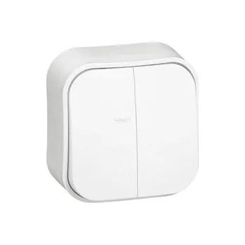 vypínač Legrand 782406 Dvojitý vypínač světla, nástěnný, bílý