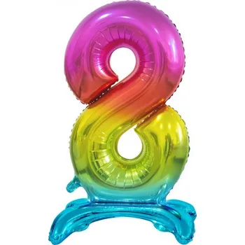 Balónek Dekorativní BALÓNEK k Postavení s Číslem 8