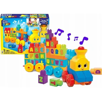 ostatní stavebnice HUDEBNÍ VLÁČEK s BLOKY hračka pro děti MEGABLOCKS STAVEBNÍ stavebnice