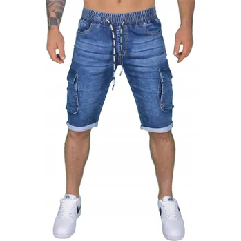 Pánské kraťasy Perfektní pánské džínové kraťasy ke kolenům ST-225-1# velikost 36